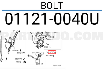 Nissan 011210040U BOLT
