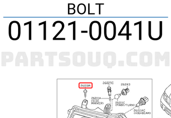 Nissan 011210041U BOLT