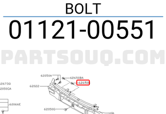 Nissan 0112100551 BOLT