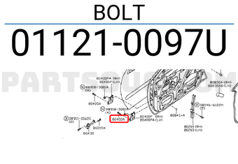 Nissan 011210097U BOLT