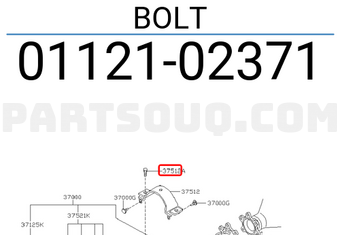 Nissan 0112102371 BOLT