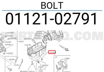 Nissan 0112102791 BOLT