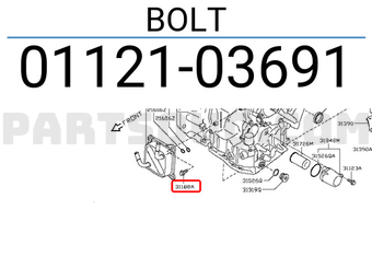 Nissan 0112103691 BOLT