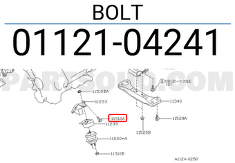 Nissan 0112104241 BOLT