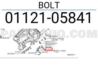 Nissan 0112105841 BOLT