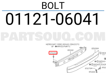 Nissan 0112106041 BOLT