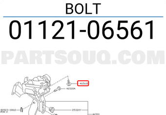 Nissan 0112106561 BOLT