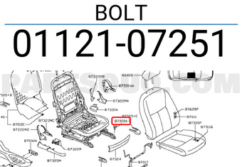 Nissan 0112107251 BOLT