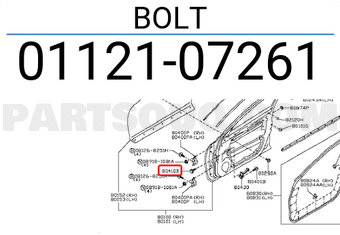 Nissan 0112107261 BOLT