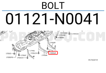 Nissan 01121N0041 BOLT