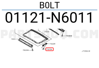 Nissan 01121N6011 B0LT