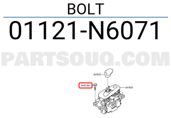 Nissan 01121N6071 BOLT