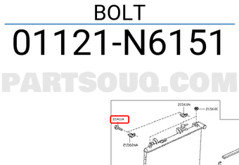 Nissan 01121N6151 BOLT