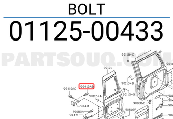 Nissan 0112500433 BOLT