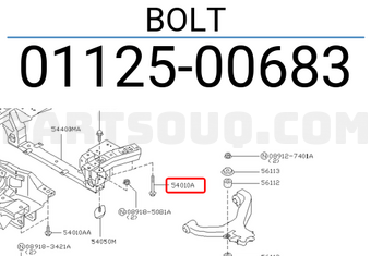 Nissan 0112500683 BOLT