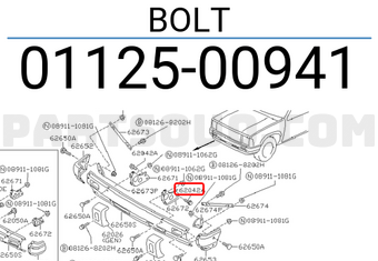 Nissan 0112500941 BOLT