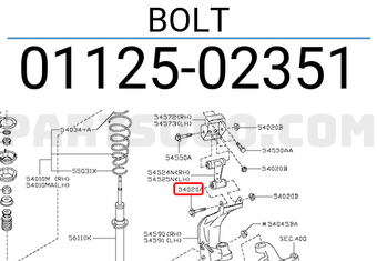 Nissan 0112502351 BOLT