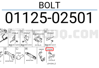 Nissan 0112502501 BOLT