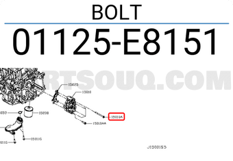 Nissan 01125E8151 BOLT