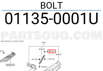 Nissan 011350001U BOLT