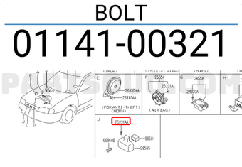 Nissan 0114100321 BOLT