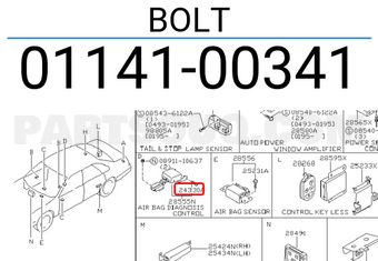 Nissan 0114100341 BOLT