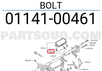 Nissan 0114100461 BOLT