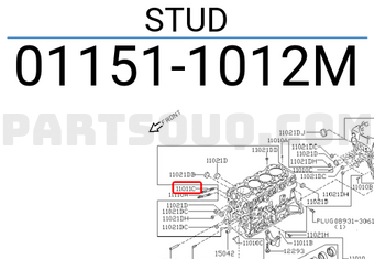 Nissan 011511012M STUD