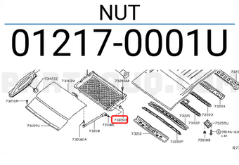 Nissan 012170001U NUT