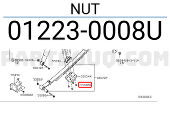 Nissan 012230008U NUT