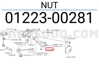 Nissan 0122300281 NUT