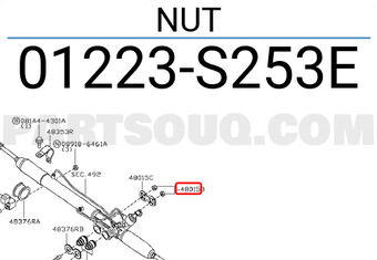 Nissan 01223S253E NUT