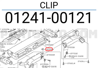 Nissan 0124100121 CLIP