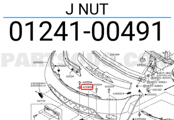 Nissan 0124100491 J NUT