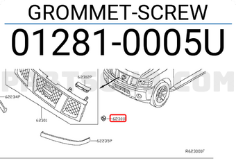 Nissan 012810005U GROMMET-SCREW