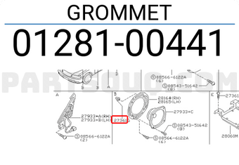 Nissan 0128100441 GROMMET
