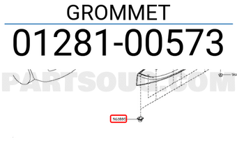 Nissan 0128100573 GROMMET