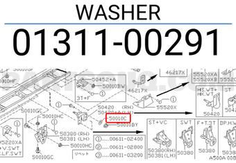 Nissan 0131100291 WASHER