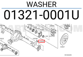 Nissan 013210001U WASHER
