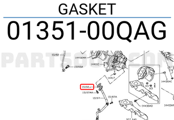 Nissan 0135100QAG GASKET