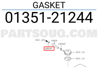 Nissan 0135121244 GASKET