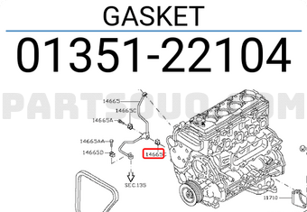 Nissan 0135122104 GASKET
