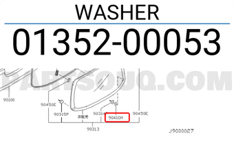 Nissan 0135200053 WASHER