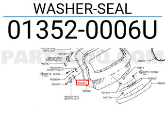 Nissan 013520006U WASHER-SEAL