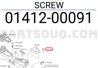 Nissan 0141200091 SCREW