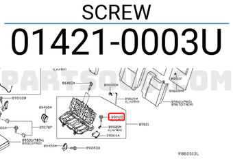 Nissan 014210003U SCREW