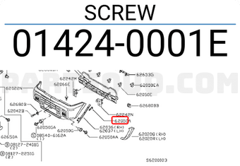 Nissan 014240001E SCREW