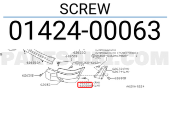 Nissan 0142400063 SCREW