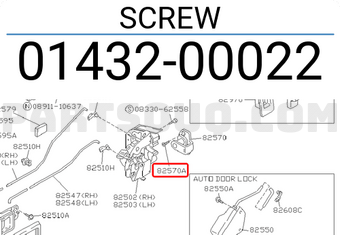 Nissan 0143200022 SCREW