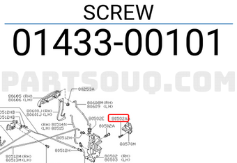 Nissan 0143300101 SCREW